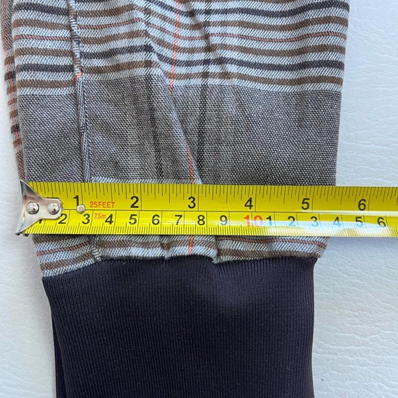 Hey You Plaid Kimmit Trousers with Black Slit Elastic Cuffs – Size 2 - Picture 8 of 13